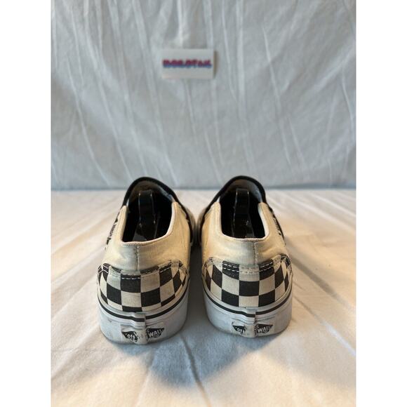 Vans Classic Slip On Sneakers Women's 6.5 Checkerboard Skateboarding Shoes - Picture 5 of 10